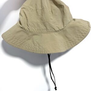 ExOfficio Hat Insect Shield Bugs Away Sol Cool Adventure Hat Strap Tan Safari SM